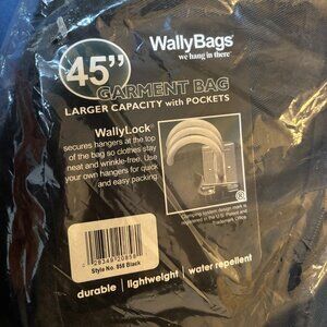 WallyBags 45" garment bag brand new